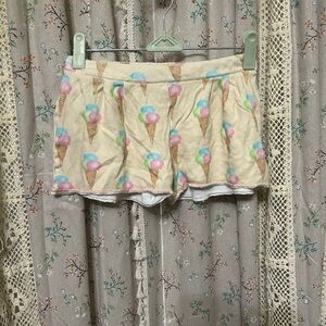 Sal & Pimenta Girl’s Ice Cream Shorts Yellow Size 8T